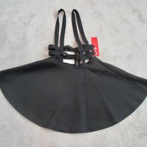URBAN COCO Women's Mini Skater Skirt Black Size S